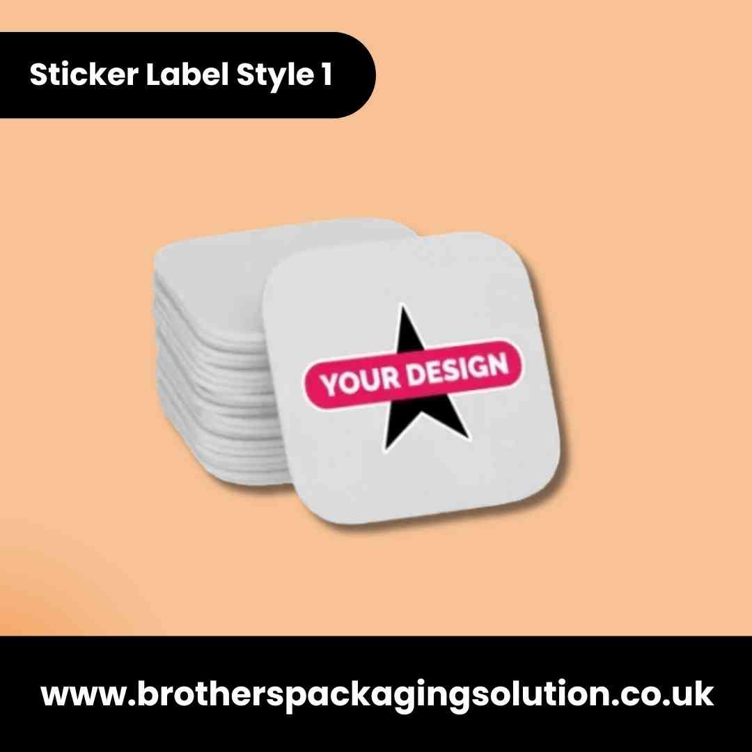 Custom Square Cut Labels