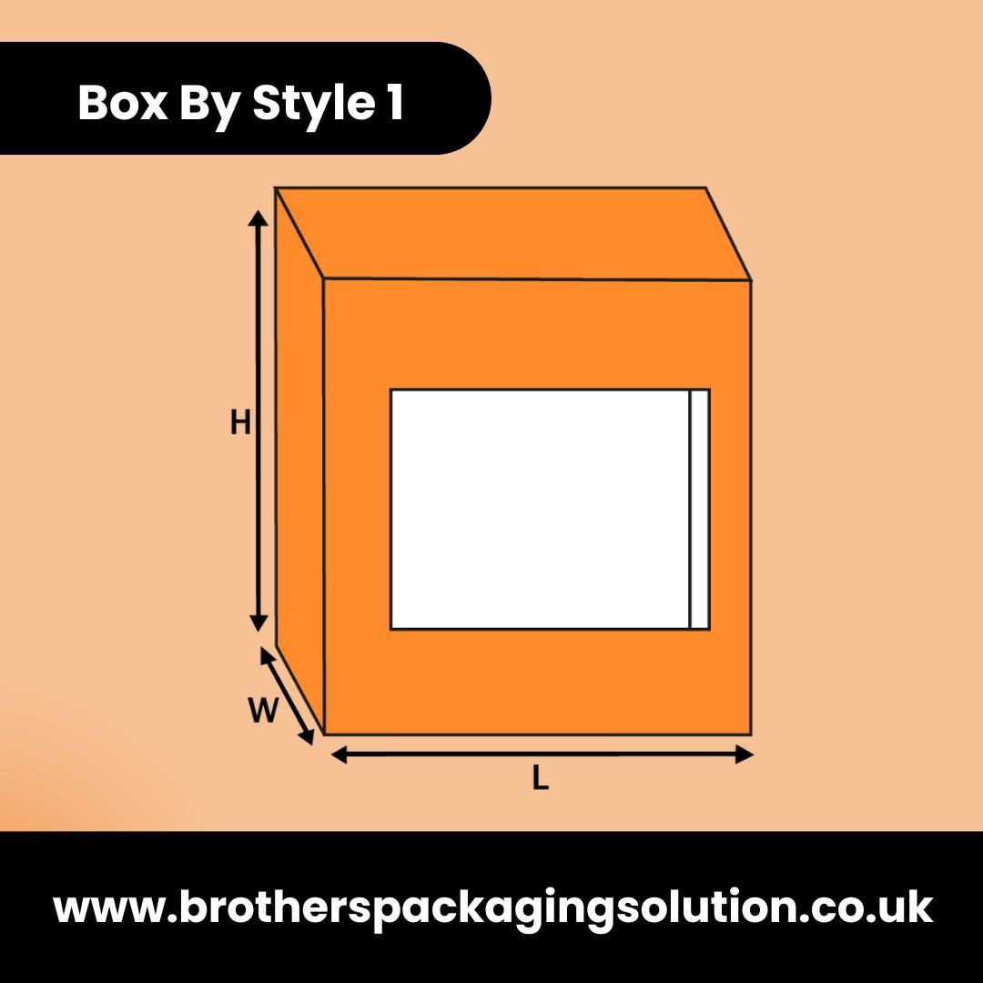 Straight Tuck Boxes With Window